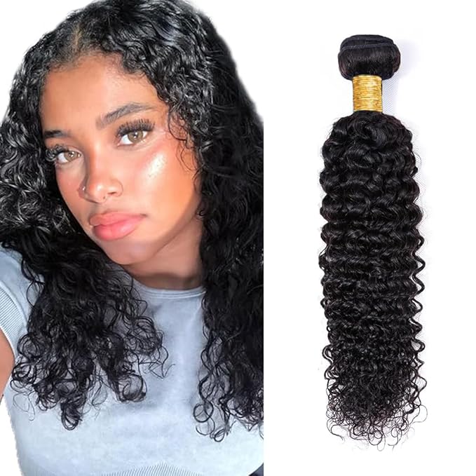 Human Hair Bundles Kinky Curly Bundles Human Hair 20 inch Curly Bundle Natural Black Color