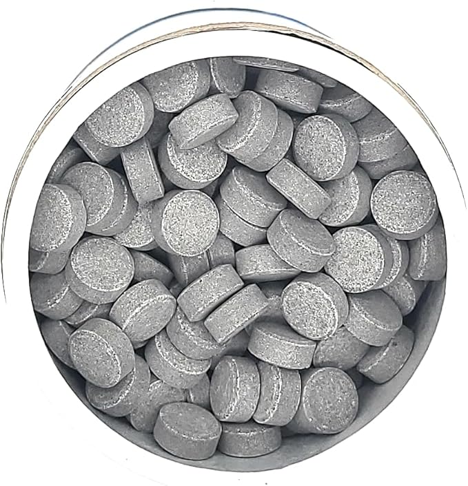 Refill Pack - 365 Toothpaste Tablets - Natural Remineralization & Whitening with Nano Hydroxyapatite - Travel or Daily Use - Fluoride Free (Charcoal365)