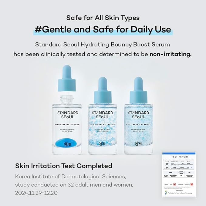 Hydrating Serum with Hyal·Cera Capsules – Deep Moisture for Inner Dryness, Fast-Absorbing Lightweight Texture, Daily Use for Sensitive Skin, 50ml