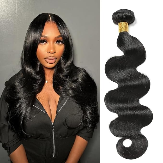 Human Hair Bundles Body Wave 18 Inch 1 Bundle Quick Weave 12A Real Human Hair Extensions For Women