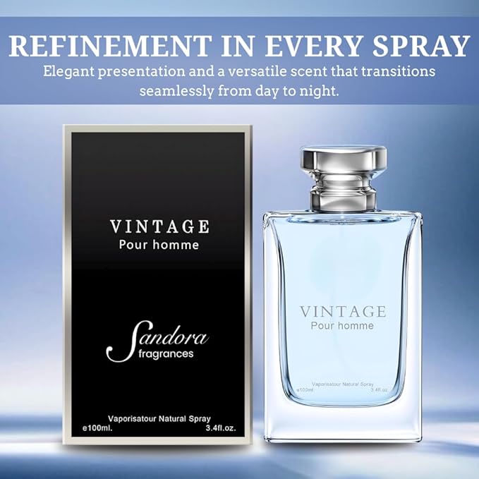 Men's Cologne – INSPIRED by A WORLD RENOWNED MEN'S PERFUME – Lemon, Bergamot, Neroli, Cedar – Fresh, Citrus, Aromatic, Woody – Long-Lasting Eau de Parfum 3.4 fl oz