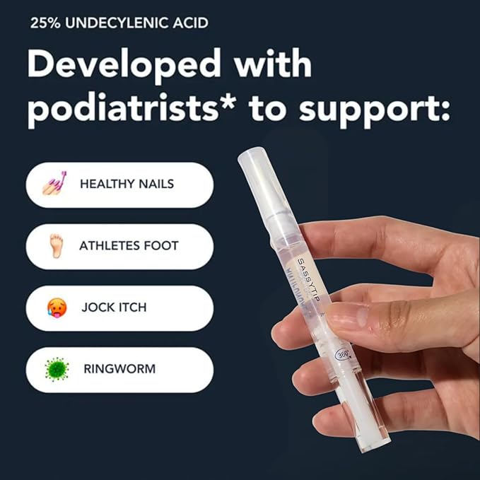 Fungal Nail Pen, Extra Strength Toenail Repair Pen for Discolored & Brittle Nails, Fast-Acting Plant-Based Formula with Easy Application, Nail Repair Pen for Toenail & Fingernail Care (2pcs)