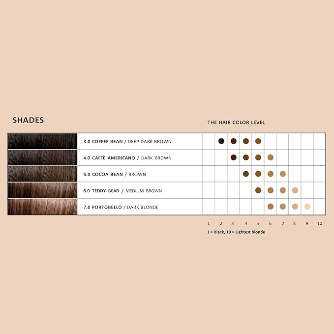 Four Reasons Takeaway Root Touch Up Hair Dye – Portobello 7.0 – Demi-Permanent Color - Gray Coverage Root Hair Dye for Women –Vegan & Fragrance Free