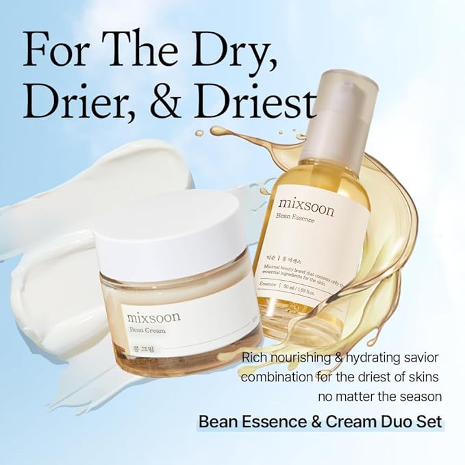 mixsoon Bean Essence-Exfoliating, Hydrating, Fermented Bean Extract, Gentle Formula for Smooth Skin 50ml / 1.69 fl.oz. Korean Glass Skin Care