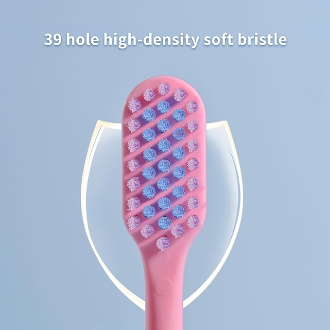 VIWIK 10 Pack Ultra-Soft Bristle Toothbrushes Multicolor Toothbrush for Kids and Girls Soft Toothbrushes for Adults Gentle on Gums Durable Comfortable Grip for Daily Oral Care