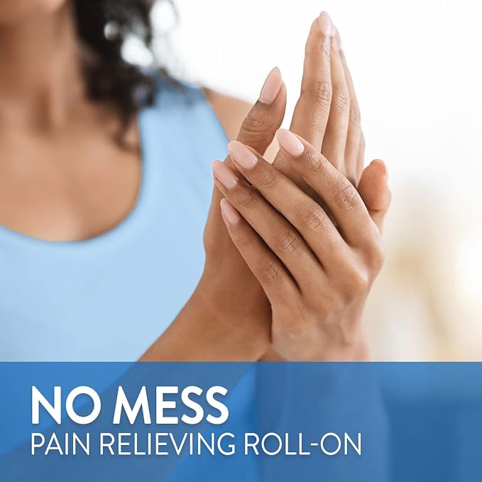 Nervive Pain Relieving Roll On, Lidocaine Roll On, Nervive Pain Relief, Lidocaine Topical, Foot Pain, Leg Pain, Hand Pain, Max Strength Formula, 4.6oz