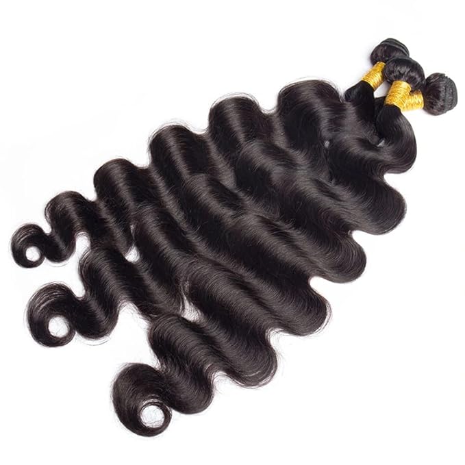 Body Wave Bundles With Lace Closure Brazilian Human Hair Body Wave 3 Bundles With Closure 100% Unprocessed Virgin Human Hair Bundles with 4X4 Free Part Lace Closure