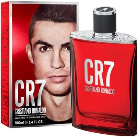 CR7 Cristiano Ronaldo - Eau De Toilette Cologne Scent for Men - Woody, Musky Scent with Lavender, Cardamom, Tobacco, and Cedar - From Cristiano Ronaldo’s Original Men’s Fragrance Collection - 3.4 oz