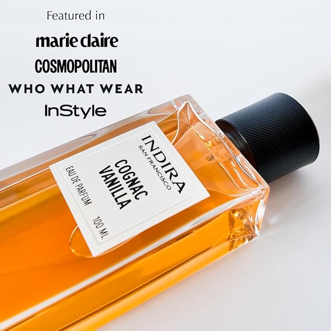 INDIRA Cognac Vanilla - Eau De Parfum - Warm Gourmand - Unisex - 100 ML / 3.4 FL OZ - Spray