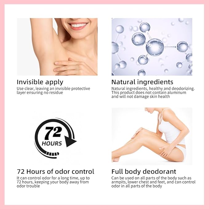 Aluminum Free Deodorant Stick for Women,Fruit Scents Women Solid Stick Natural Deodorants,All Day Odor Control Body Deodorant,Smooth Solid Armpit Antiperspirant Sticks (1.4 Oz, cantaloupe)