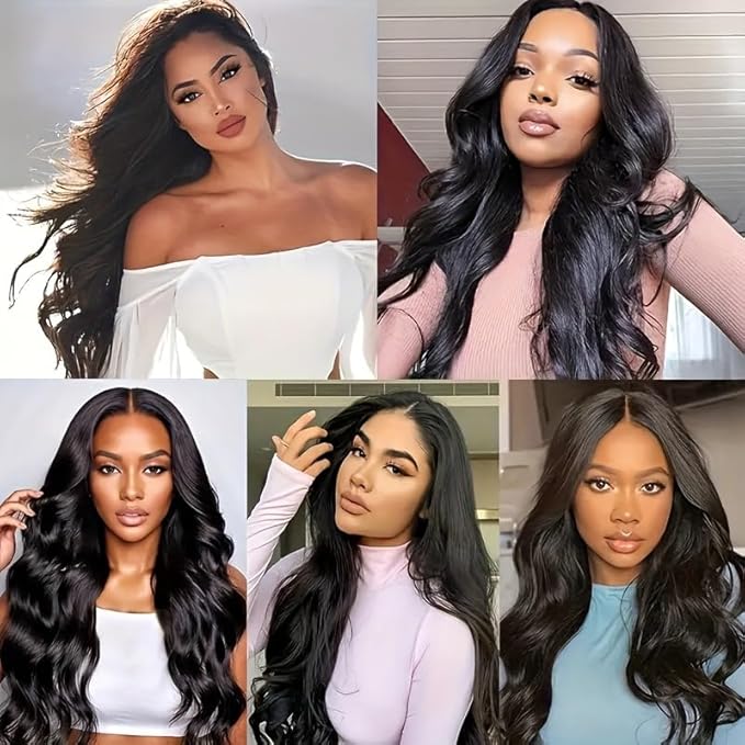 16 inch 5x5 SKINLIKE HD Lace Closure Human Hair Body Wave 0.10mm Ultra-thin Invisible HD Lace Closure 100% Human Hair Extensions 12A Brazilian Virgin Hair Pre Plucked with Baby Hair Natural Color