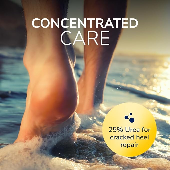 Dr. Scholl's Severe Cracked Heel Repair Restoring Balm 2.5oz, with 25% Urea for Dry, Cracked Feet, Heals and Moisturizes for Healthy Feet