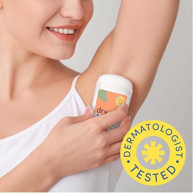 Dry Idea Plant Based Antiperspirant with Aluminum Sweat Blockers Invisible Solid Deodorant for Women – Fresh Breeze Scent, 2X Longer Sweat Protection, 72Hr Sweat & Odor Control for Sensitive Skin, 1pk