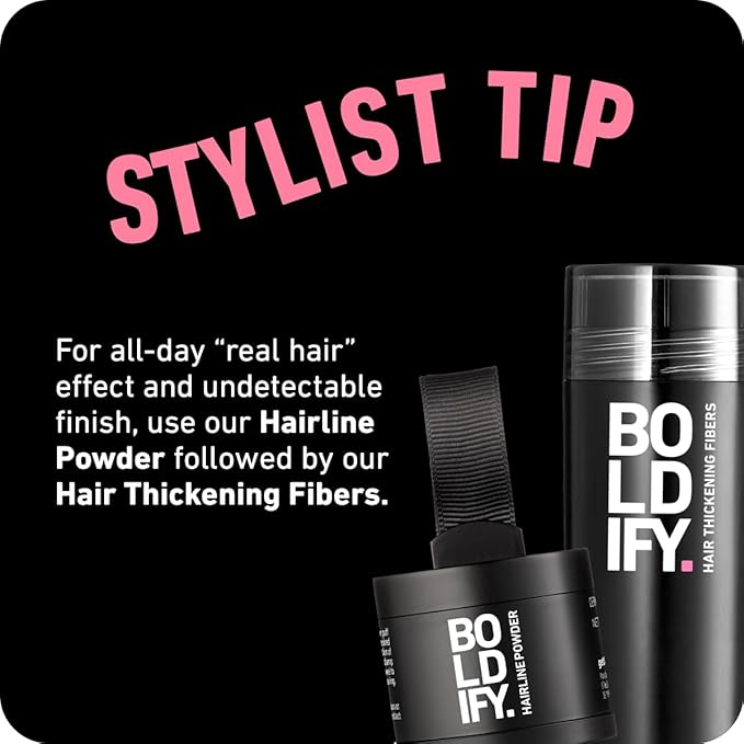 Boldify Hair Fibers Color Sample Kit - Fill In Thinning and Fine Hair for an Instantly Fuller, Thicker Look - 14 Shades for Women & Men - Blondes
