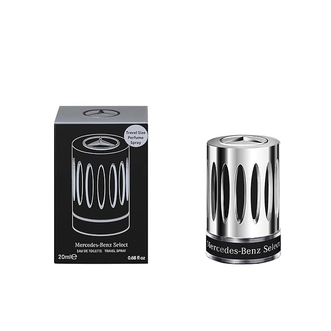 Mercedes Benz Select - Mini Eau de Toilette for Men - Long Lasting Mens Fragrance with Bergamot and Musk Notes - Fruity Woody Cologne for Men - 0.7 oz