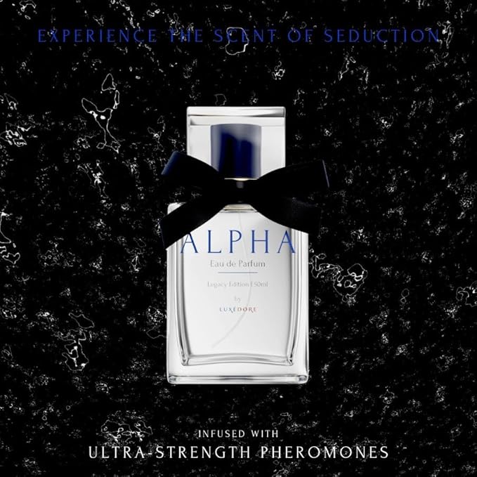 ALPHA, Perfume Classic, Eau De Parfum, Pheromone Cologne for Men, Fresh Woody Jasmine Fragrance