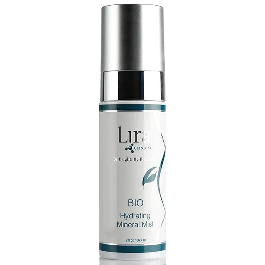 Lira Clinical BIO Hydrating Mineral Mist - Face Mist Hydrating Spray with Plant Stem Cells - Calming & Glowing Facial Mist - 2 Ounce