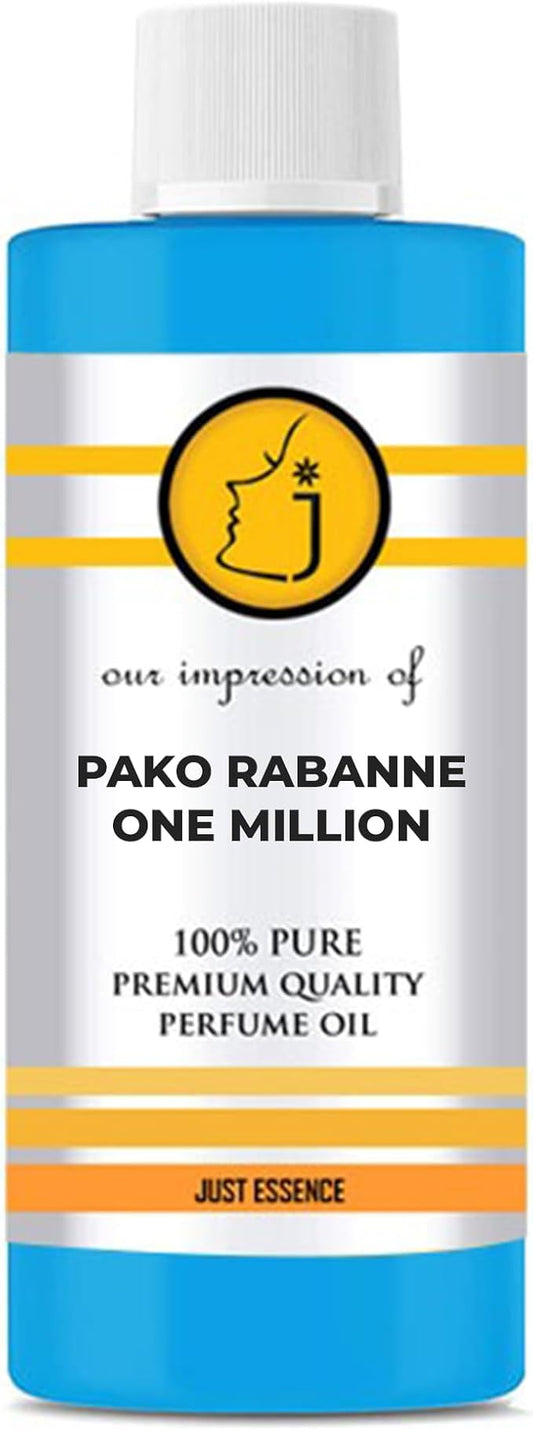 Pako Rbny One Milion Fregrance Perfume Oil from France | Premium Quality Concentrated Fragrance | Pure Perfume & Cologne Oil for Personal Body Use | 4 Fl Oz
