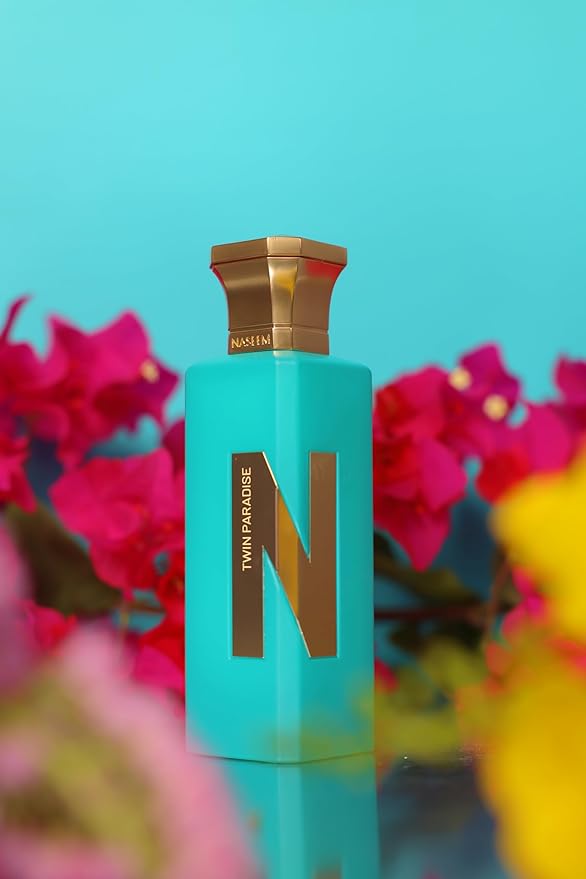 NASEEM Twin Paradise Aqua Perfume 75 ml - Unisex Eau De Parfum for Men & Women - Subtle Tonal Fragrance - Alcohol-Free, Long Lasting & Hypoallergenic Scent for Every Occasion