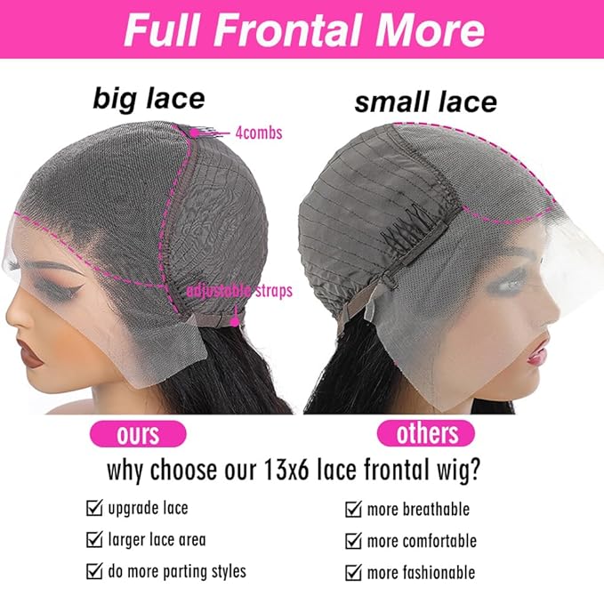 Washasha 26 Inch Water Wave 13x6 HD Lace Front Wigs Human Hair 200 Density Lace Frontal Wig Human Hair Pre Plucked with Baby Hair Deep Part Curly Wig for Women