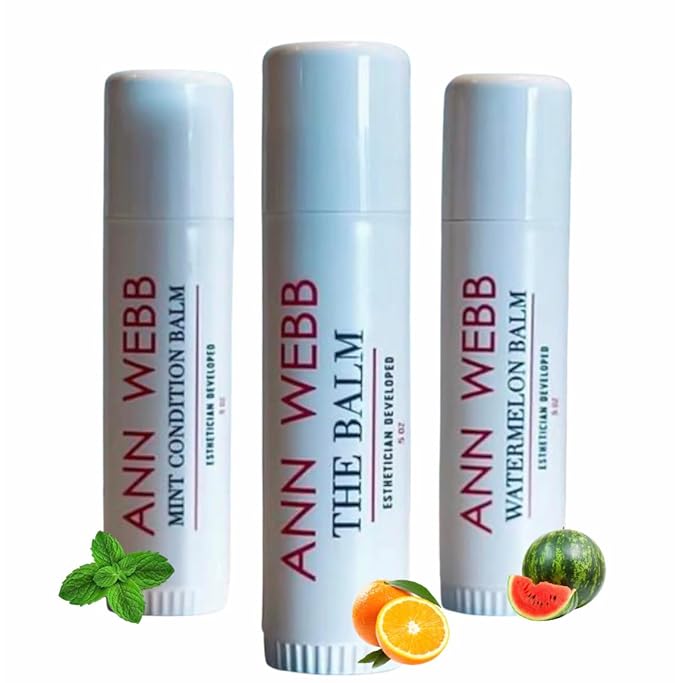 Balm Lip Moisturizer for Dry Lip Care - Organic Lip Balm for Chapped Lips - Anti-aging - UV protecting Lip Repair for Hydrating Lips Oversized - Best Balm Watermelon .5oz