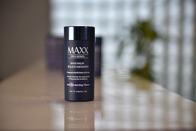 Volumizing Hair Fibers with real Keratin for Thinning Hair/Hair Loss – Dermatologist Tested and Certified Hypoallergenic - 60 days + supply - Multiple Colors Available (Black)