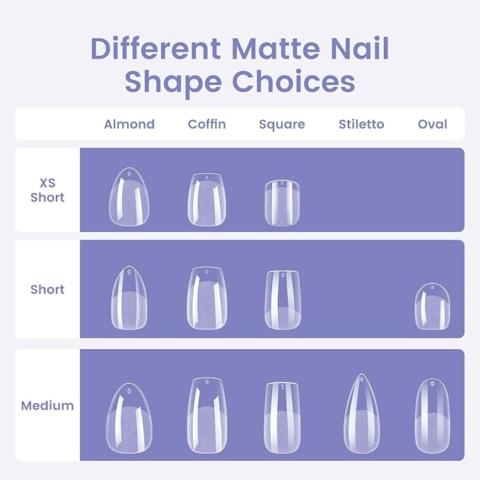 Extra Short Almond Nail Tips: 240Pcs Small Almond Shape Soft Gel Fake Nail Tips with Nail Stand, 12 Sizes Full Cover Clear Press on Nails for Girls for Home DIY Salon