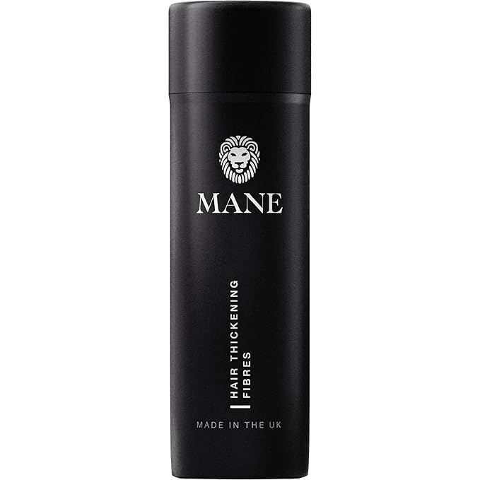 Mane Hair Building Fibers for Women & Men, for Fine & Thinning Hair, Thicker Fuller Looking Hairstyle, Conceal Bald Spots - Hazel