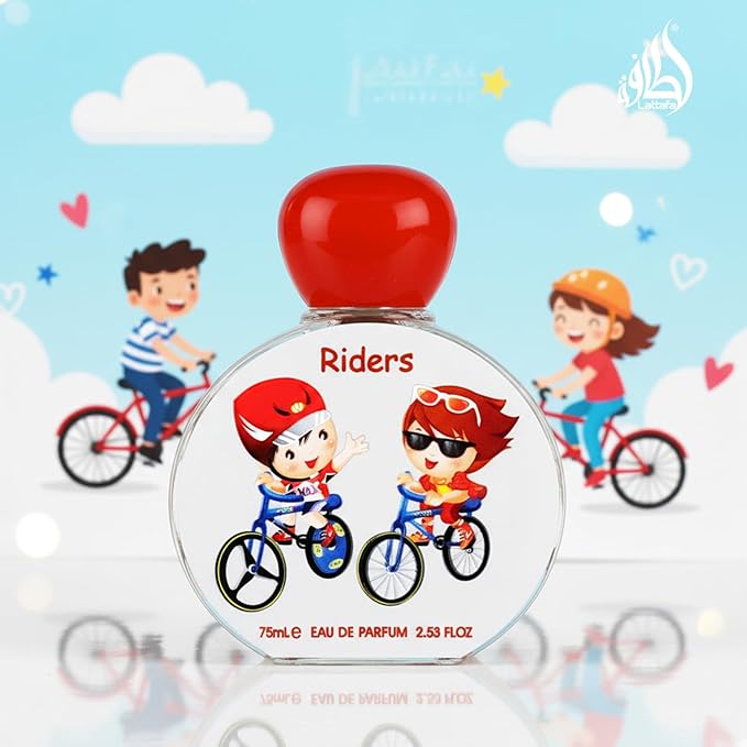Lattafa Pride Riders for Kids Eau de Parfum Spray, 2.53 Ounce / 75 ml