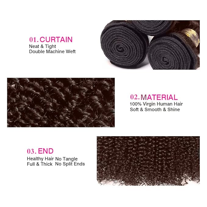 Chocolate Brown Bundle Dark Brown Curly Wave Human Hair Bundles 20 22 24 inch #4 Wet and Wavy Bundle 150g