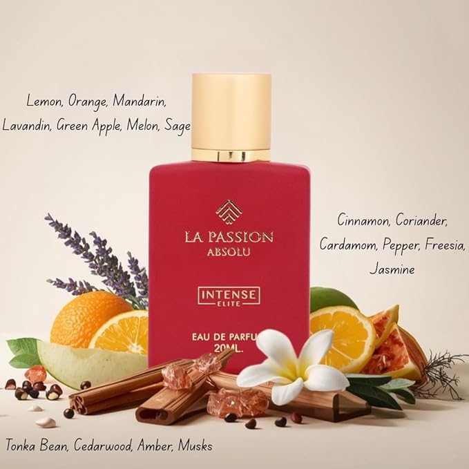 INTENSE ELITE La Passion Absolu Women Eau de Parfum Spray 20ml (0.6 oz)