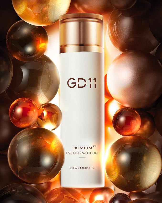GD11 Premium RX Essence in Lotion | Moisturizing & Anti-Aging Face Lotion with Stem Cell Extract & Ceramide | Strengthen Skin Barrier & Anti-Wrinkle Firming Emulsion for Skin Smoothing, 4.4 fl.oz.