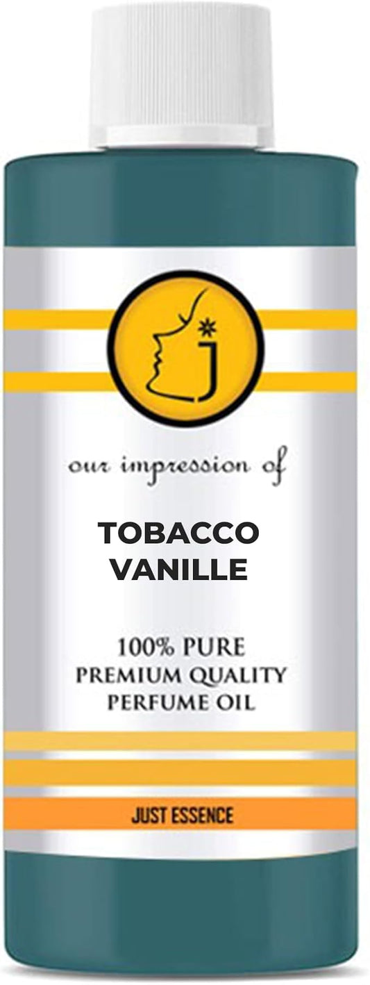 Tobacco Vanille Fregrance Perfume Oil from France | Premium Quality Concentrated Fragrance | Pure Perfume & Cologne Oil for Personal Body Use | 2 Fl Oz