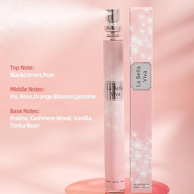 4 Pack Perfumes for Women (4x35ml),Valentines Day Gifts for Her, Gifts for Women,Teen Girls,Travel Size Perfume,Natural Fruity Floral Fragrances Eau de Toilette Long Lasting Perfume Body Spray