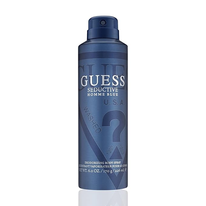 Guess Guess Seductive Homme Blue Men Body Spray, 6 Ounce (Pack of 1)