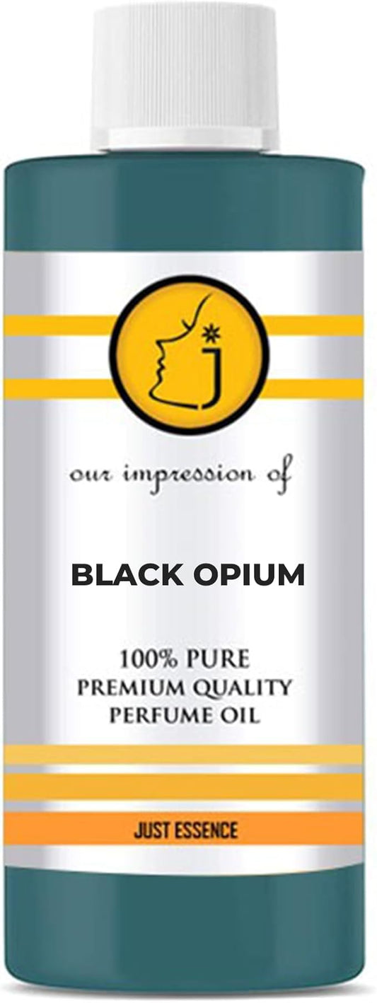 Black Opium Fregrance Perfume Oil from France | Premium Quality Concentrated Fragrance | Pure Perfume & Cologne Oil for Personal Body Use | 4 Fl Oz