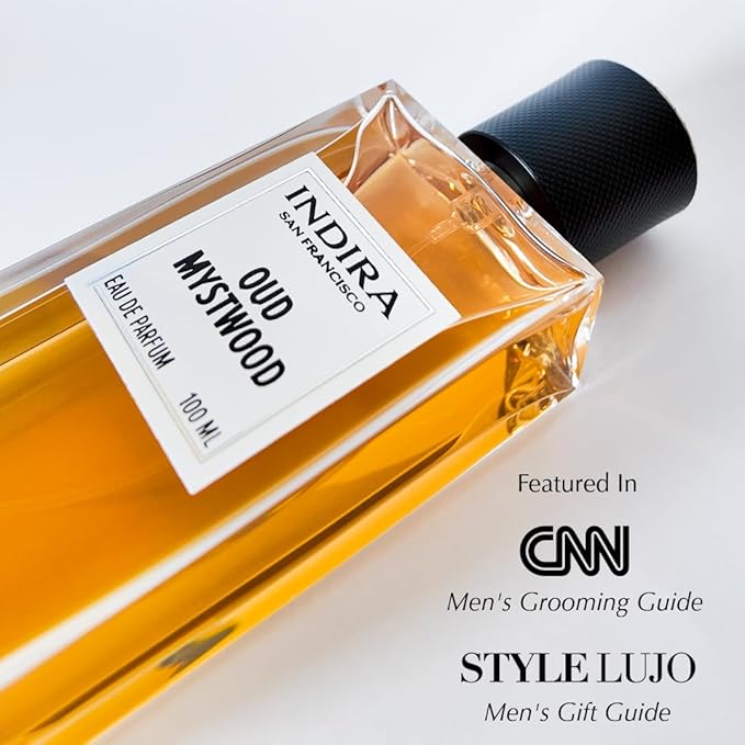 INDIRA Oud Mystwood - Eau De Parfum - Woody - Men - 100 ML / 3.4 FL OZ - Spray