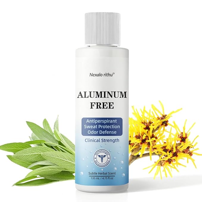 Aluminum Free Antiperspirant for Men and Women | Natural Deodorant for Sensitive Skin |72H Protection Against Sweat&Odor for Workouts, Heat & Stress | Plant-Based,Non-Irritating,Quick-Dry,Non-Staining