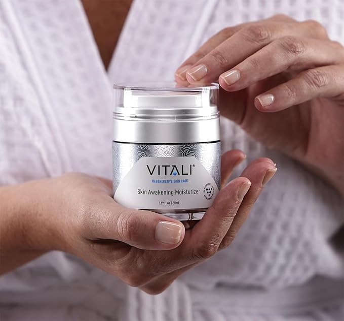 Vitali Skin Awakening Moisturizer – Lightweight Daily Body Cream for Hydrated, Smooth Skin, 5.07 fl oz