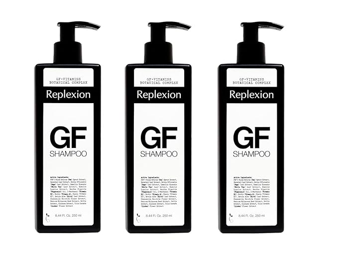 Hair Growth Shampoo (3x250ml) – Revitalizes Scalp, Strengthens Roots, and Promotes Thicker, Healthier Hair with Botanical Growth Factors – Reduces Hair Loss and Restores Vitality