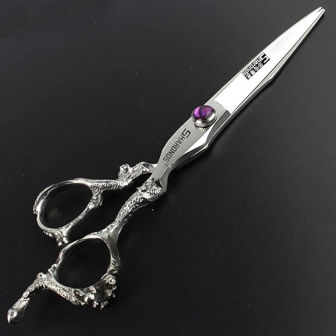 6/7/7.5/8/9-inch professional hair clipper set, stainless steel sharp hair clippers, hairdresser specific scissors (7 in cutting scissors)