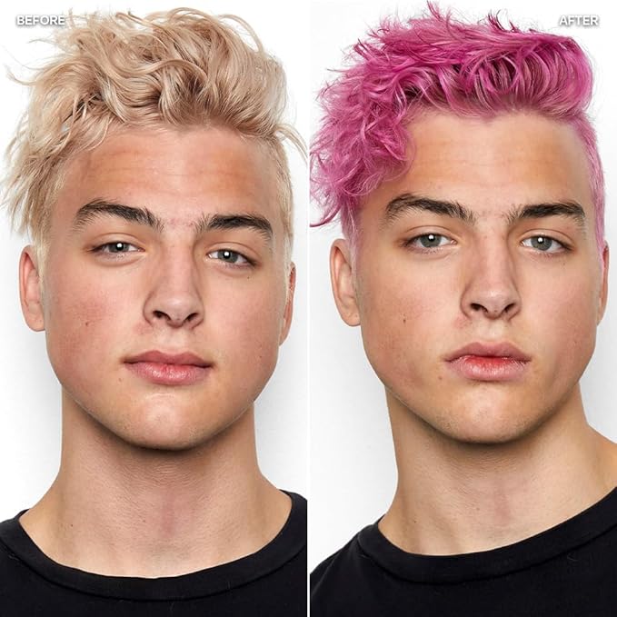 Overtone Semi Permanent Hair Color Conditioner, Pastel Magenta is Magenta Morning, 8 oz, Nourishing, Damage-Free, Color Depositing Mask for All Hair Types with Shea Butter & Coconut Oil, Vegan