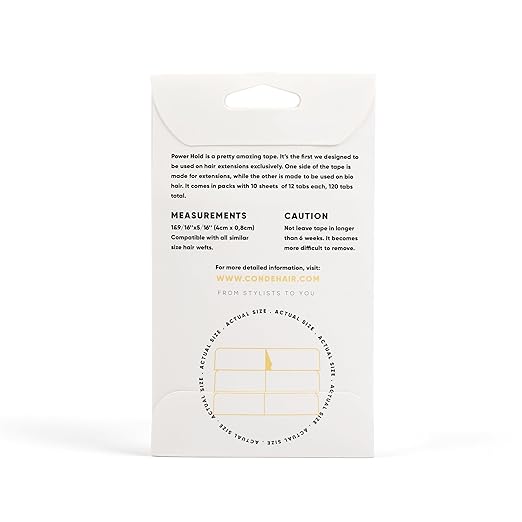 Hair Extension Tape - Dual-Sided Tape in Tape Replacement for Hair Extensions, Ensuring Unmatched Strength and Quick Cleanup, Perfect for Extensions with 120 Tabs, Secure Hold All Day - Made in USA