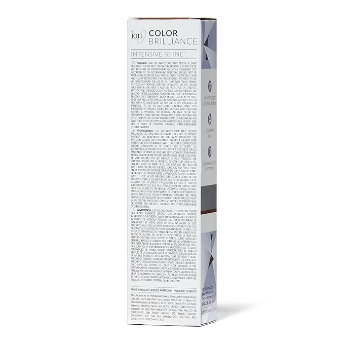 Ion Intensive Shine 3N Dark Natural Brown Demi Permanent Creme Hair Color 3N Dark Natural Brown