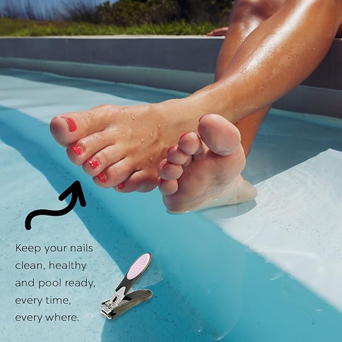 Dream Cut Nail Clipper, Toenail Clippers, Chrome Plated, Stainless Steel, Sharp, Sturdy, Comfort Grip, Nail Catcher, for Men and Women, Nail Cutter, Trimmer