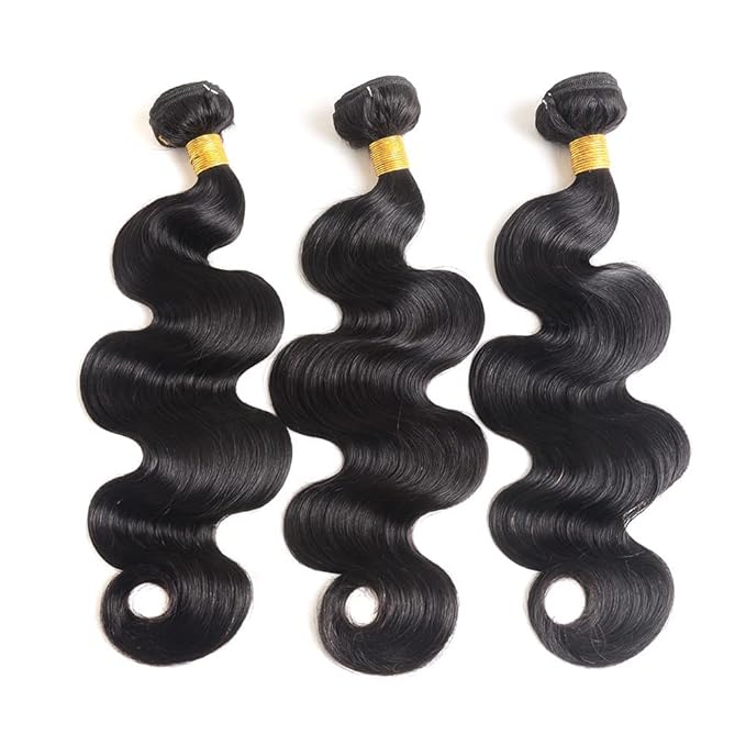 Human Hair Bundles 28 28 28 Inch 12A Body Wave Bundles Human Hair 100 Percent Unprocessed Brazilian Weave Bundles Human Hair Extensions For Black Women Natural Color