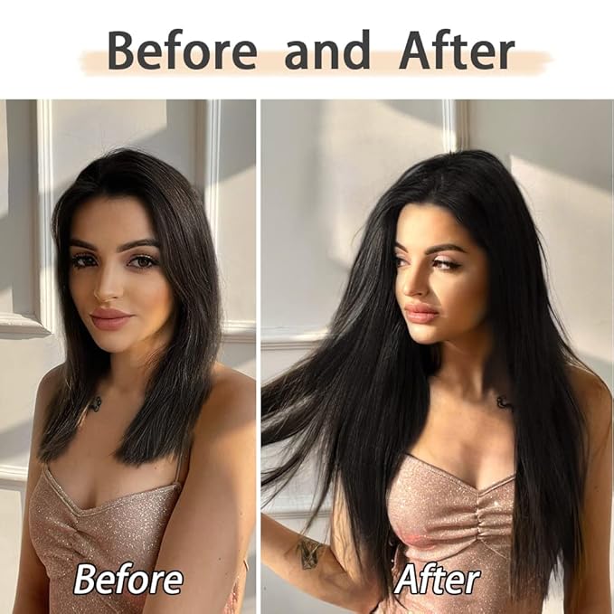 Clip in Hair Extensions StrRid Black Extension Straight 22" Long Synthetic Thick Blonde Clips on Hairpieces for Women 5PCS Invisible Curly Wavy 18" Girls Brown Red White Natural Full Head 5 Oz