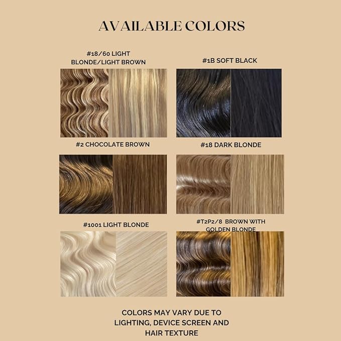 Remy Cuticle Intact Double Drawn Real Human Hair Seamless-Invisible Clip Deep Wave Curl Extentions #T2P2/8 Dark Chocolate Brown with Golden Blonde 22 inch 120g 8 pcs