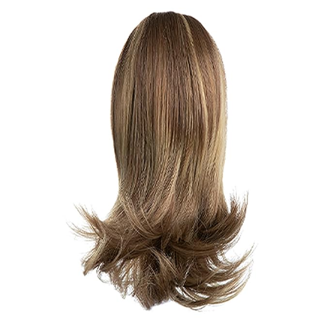 Ponytail Hair Extensions, 12 Inch Claw Clip Ponytail Hair Extensions for Women, Chin Clip Wigs, Soft Synthetic Wigs-Ash Blonde