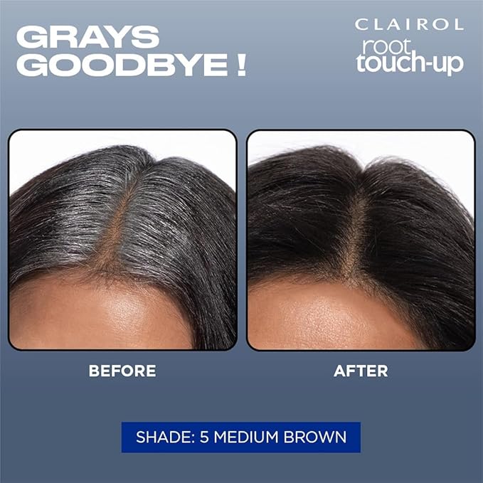 Clairol Root Touch-Up by Nice'n Easy Permanent Hair Dye, 6.5A Lightest Cool Brown Hair Color, Pack of 1